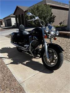 2005 Victory Touring motorcycle.