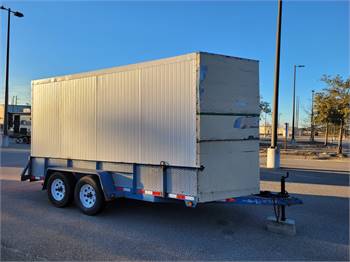 1999 Galvanized Utility Enclosed Cargo Trailer